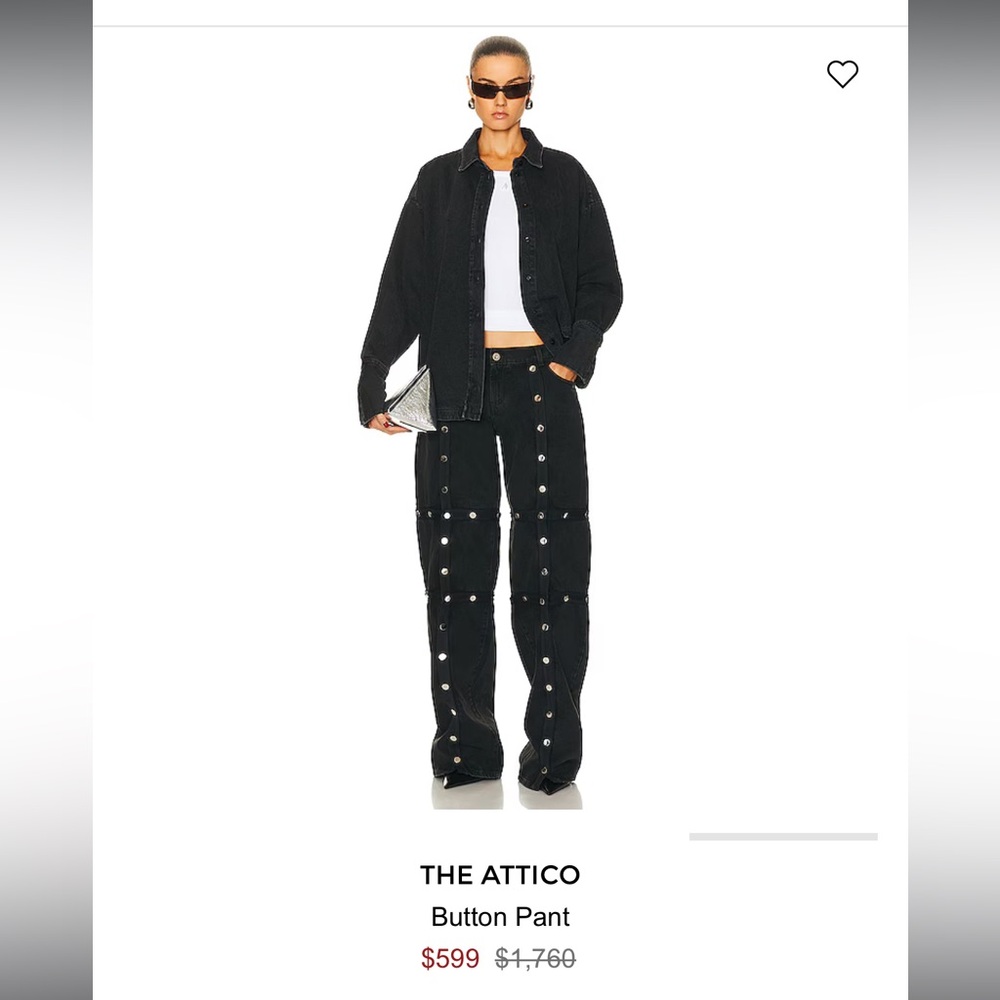 Popular snap button deconstructed jeans
